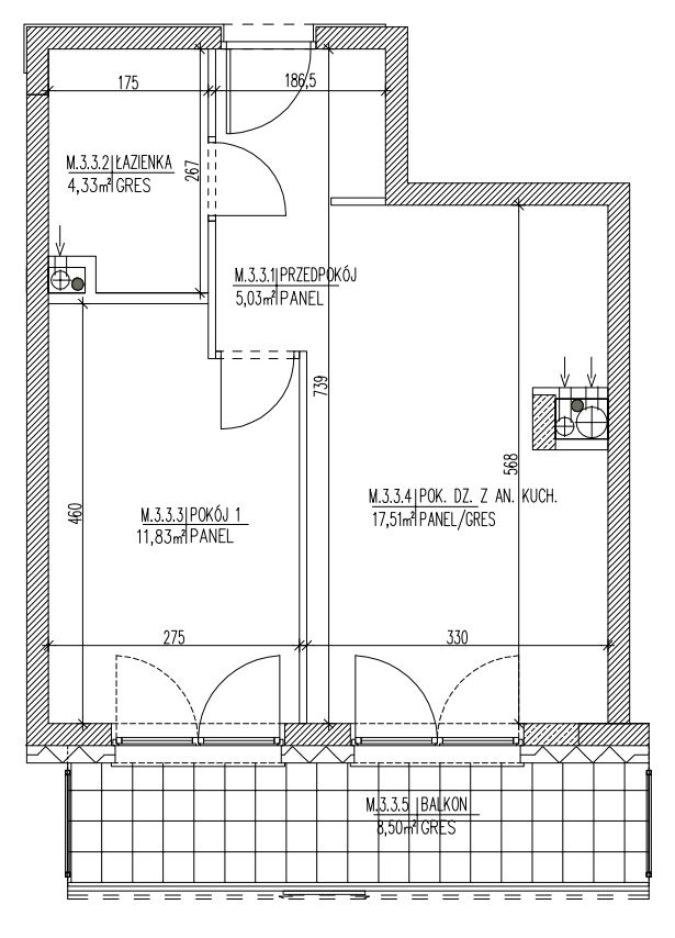 Plan mieszkania B6 17