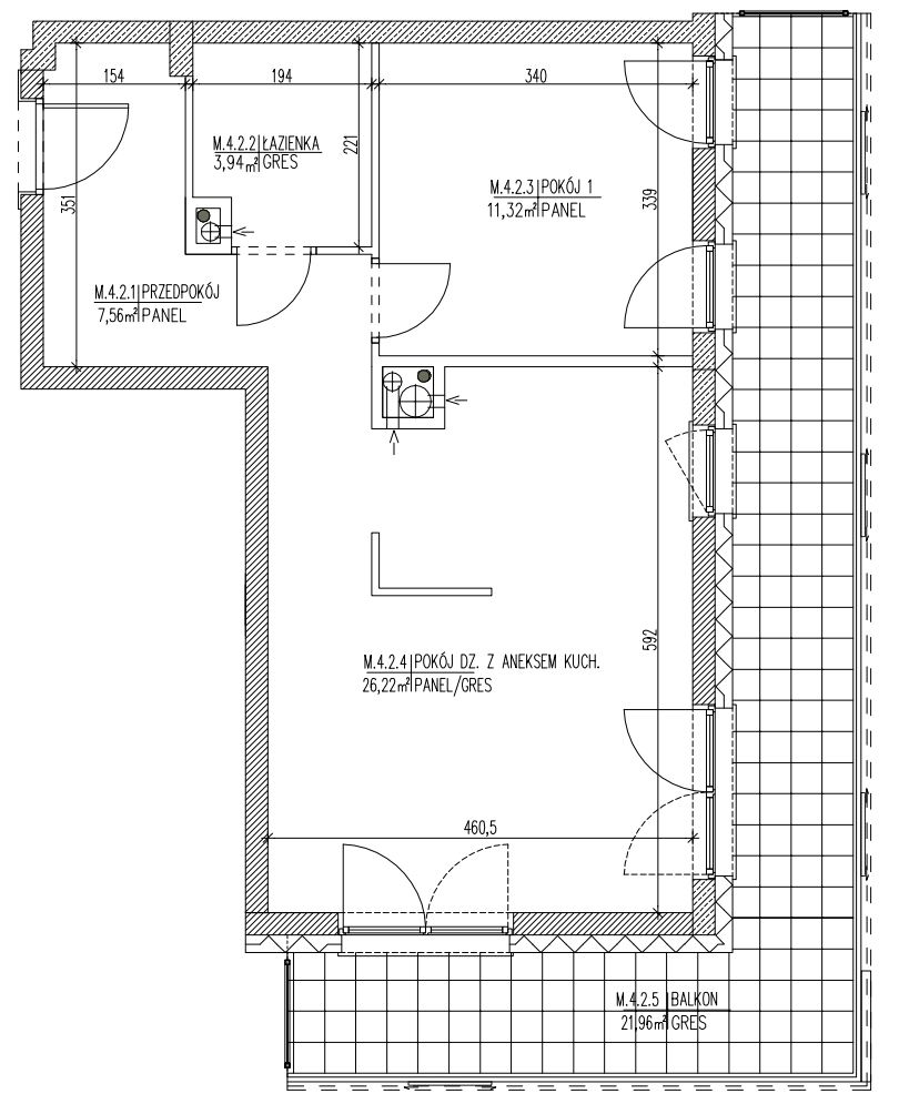 Plan mieszkania B6 23
