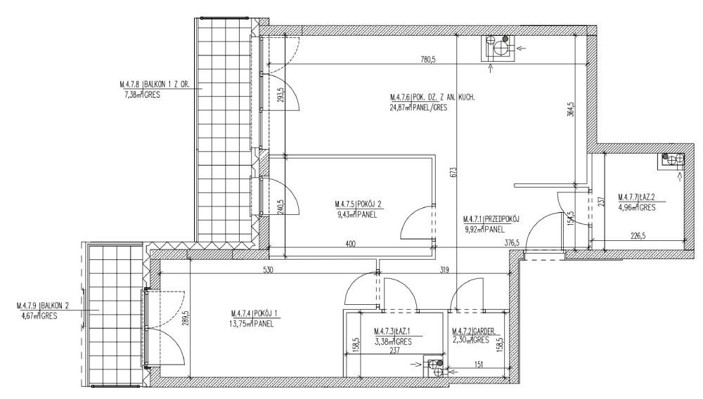 Plan mieszkania B6 28