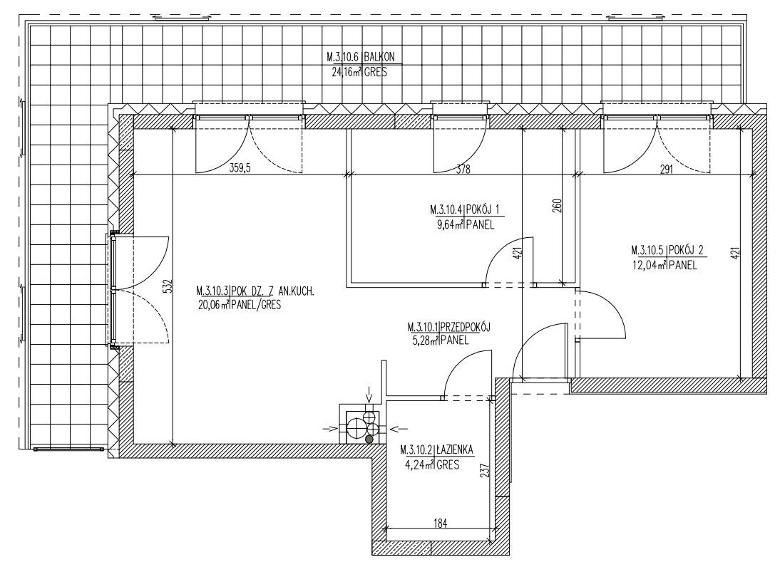 Plan mieszkania B6 50